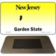 New Jersey State Blank Novelty Metal Magnet M-2245