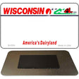 Wisconsin State Blank Novelty Metal Magnet M-2264