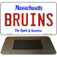 Bruins Massachusetts State License Plate Tag Magnet M-2288