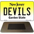 Devils New Jersey State License Plate Tag Magnet M-2302