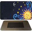 Stars and Moon Offset Novelty Metal Magnet M-2304