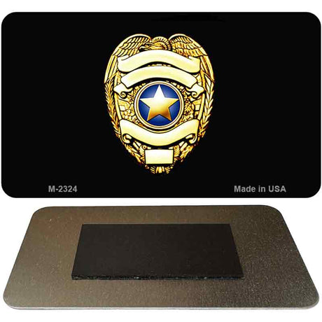 Police Badge Novelty Magnet M-2324