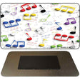 Musical Notes Multi-Color Novelty Metal Magnet M-2328