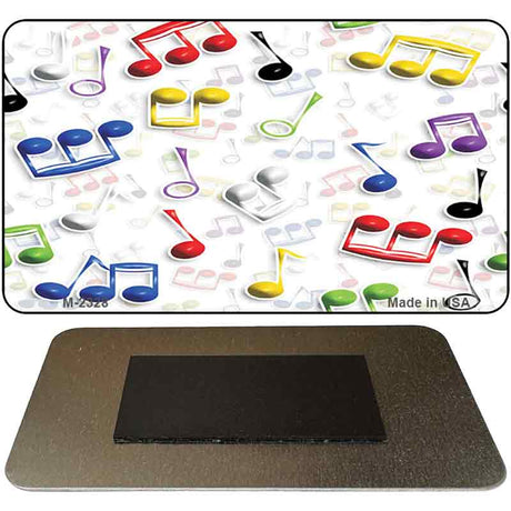 Musical Notes Multi-Color Novelty Metal Magnet M-2328