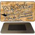 We The People Novelty Metal Magnet M-2335