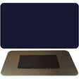 Navy Blue Solid Novelty Metal Magnet