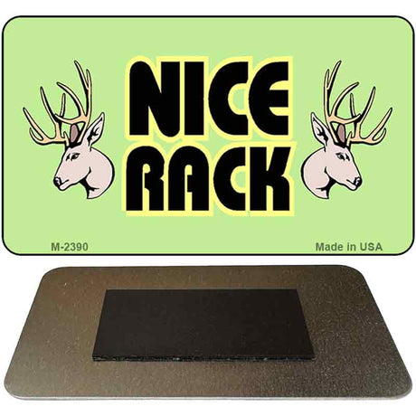 Nice Rack Novelty Metal Magnet M-2390