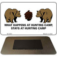 Hunting Camp Novelty Metal Magnet M-2391