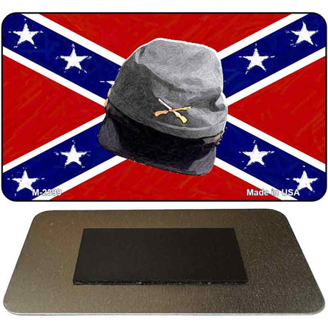 Confederate Cap Novelty Metal Magnet M-2399