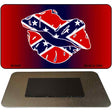 Confederate Lips Novelty Metal Magnet M-2410