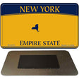 New York State Blank Novelty Metal Magnet M-2418