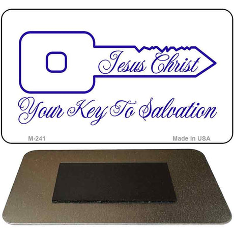 Jesus Christ Key To Salvation Novelty Metal Magnet M-241