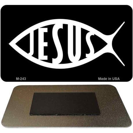 Jesus Fish Metal Vanity Magnet M-243