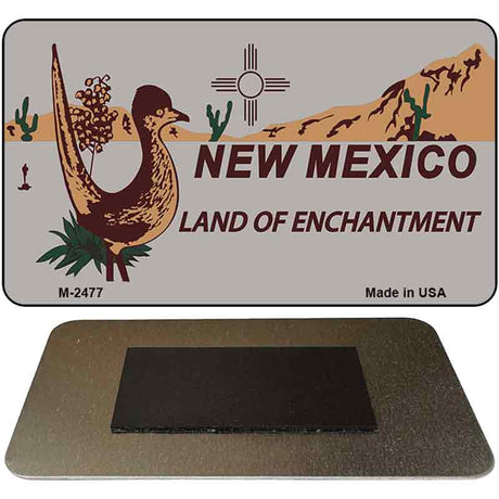 Roadrunner Gray New Mexico Novelty Metal Magnet M-2477