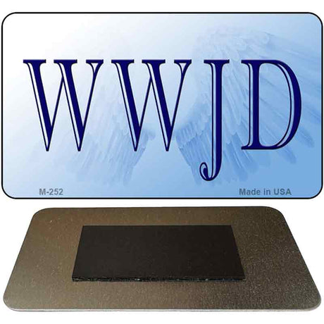 WWJD Novelty Metal Magnet M-252