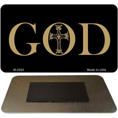 God Novelty Metal Magnet M-2552