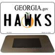 Hawks Georgia State License Plate Tag Magnet M-2563