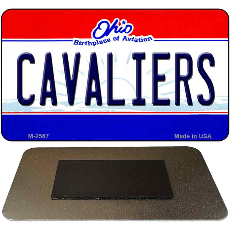 Cavaliers Ohio State License Plate Tag Magnet M-2567