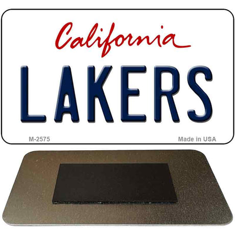 Lakers California Novelty State Metal Magnet M-2575