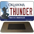 Thunder Oklahoma State License Plate Tag Magnet M-2583