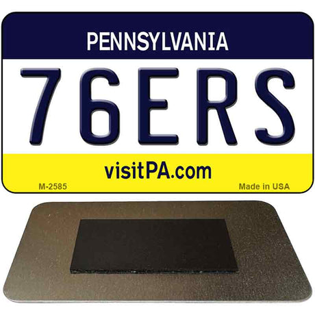 76ers Pennsylvania State License Plate Tag Magnet M-2585