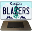 Blazers Oregon State License Plate Tag Magnet M-2587