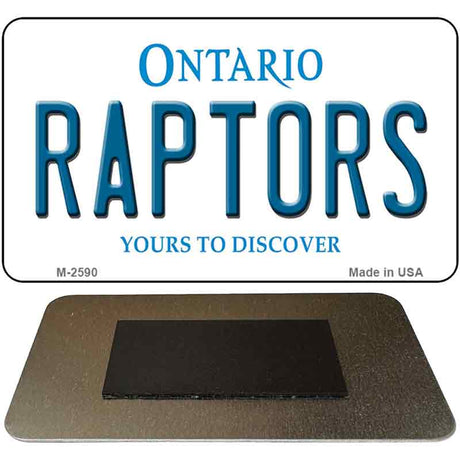 Raptors Ontario State Novelty Metal Magnet M-2590