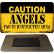 Caution Angels Fan Area Novelty Metal Magnet M-2623