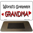 Worlds Greatest Grandma Novelty Metal Magnet M-273