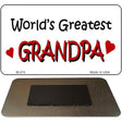 Worlds Greatest Grandpa Novelty Metal Magnet M-274