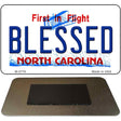 Blessed North Carolina State License Plate Tag Magnet M-2779