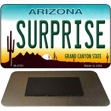 Surprise Arizona State License Plate Tag Magnet M-2781