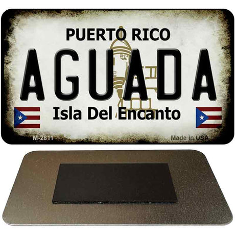 Aguada Puerto Rico State License Plate Tag Magnet M-2811