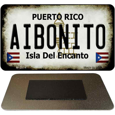 Aibonito Puerto Rico State License Plate Tag Magnet M-2814