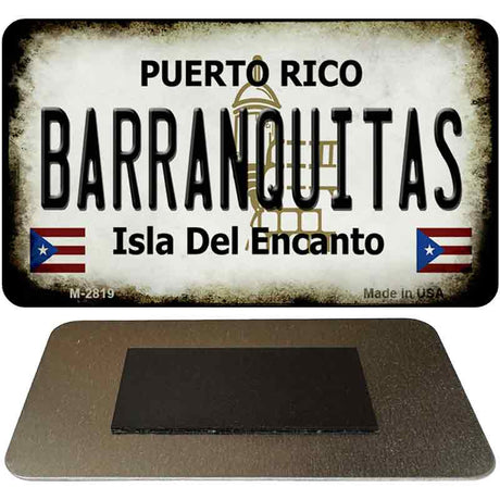 Barranquitas Puerto Rico State License Plate Tag Magnet M-2819