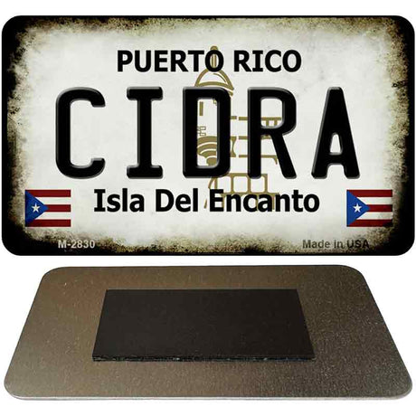 Cidra Puerto Rico State License Plate Tag Magnet M-2830