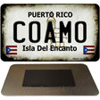 Coamo Puerto Rico State License Plate Tag Magnet M-2831