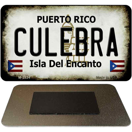 Culebra Puerto Rico State License Plate Tag Magnet M-2834