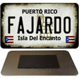 Fajardo Puerto Rico State License Plate Tag Magnet M-2836