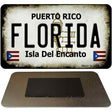 Florida Puerto Rico State License Plate Tag Magnet M-2837