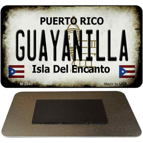 Guayanilla Puerto Rico State License Plate Tag Magnet M-2840