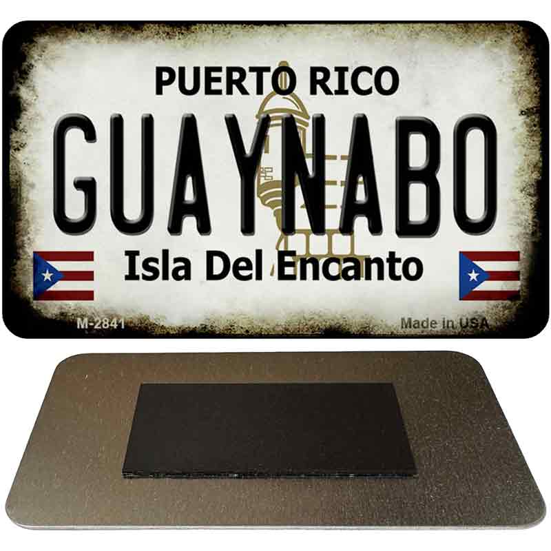 Guaynabo Puerto Rico State License Plate Tag Magnet M-2841