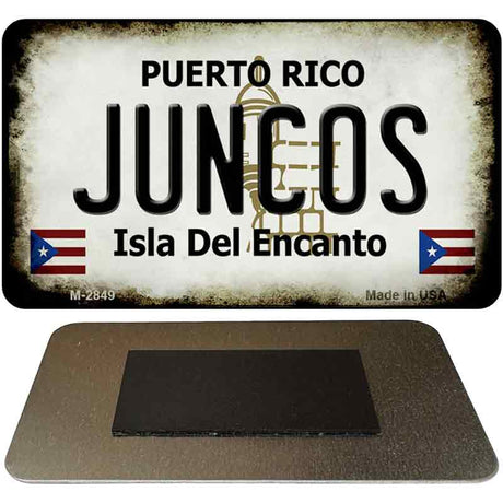 Juncos Puerto Rico State License Plate Tag Magnet M-2849