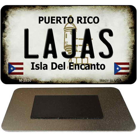 Lajas Puerto Rico State License Plate Tag Magnet M-2850