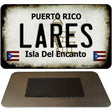 Lares Puerto Rico State License Plate Tag Magnet M-2851