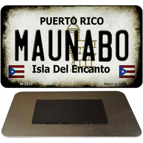 Maunabo Puerto Rico State License Plate Tag Magnet M-2858