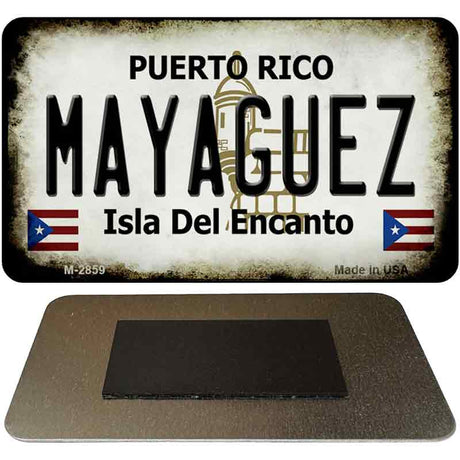 Mayaguez Puerto Rico State License Plate Tag Magnet M-2859