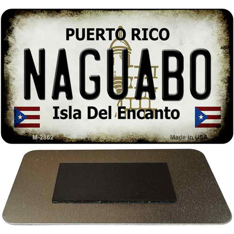 Naguabo Puerto Rico State License Plate Tag Magnet M-2862