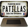 Patillas Puerto Rico State License Plate Tag Magnet M-2865