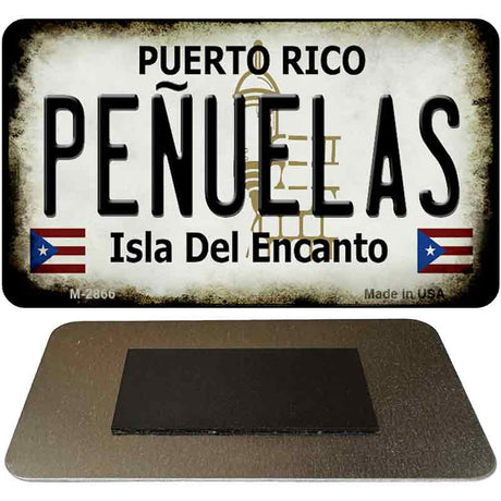 Penuelas Puerto Rico State License Plate Tag Magnet M-2866